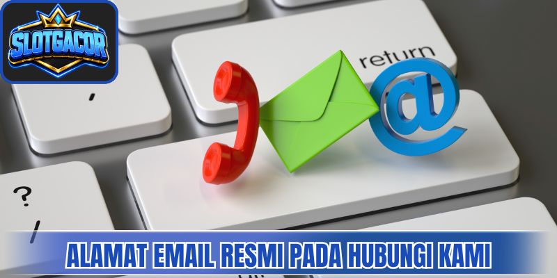Informasi alamat email resmi pada hubungi kami