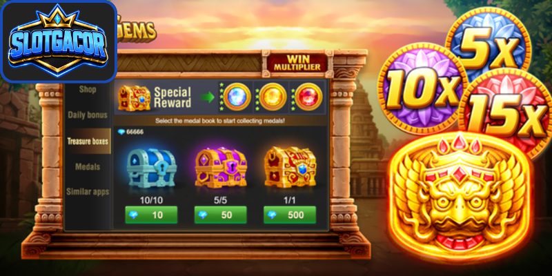 Bikon Fortune Gems peraturan bonus terperinci